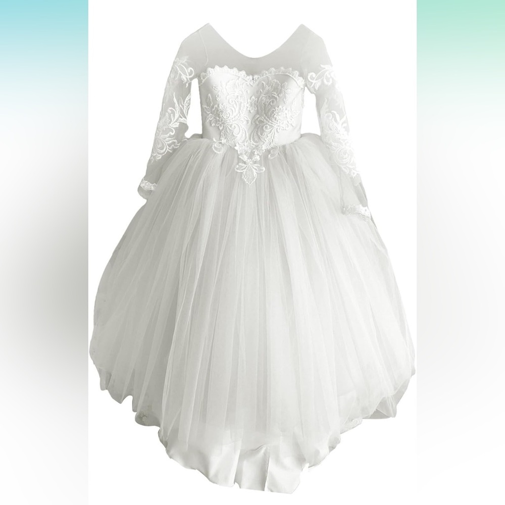 Elegant White Lace Dress